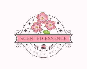 Perfume - Aroma Perfume Flower logo design