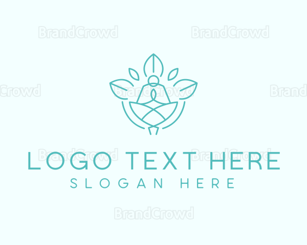 Yoga Lotus Fitness Logo