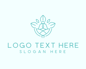Relax - Yoga Lotus Fitness logo design