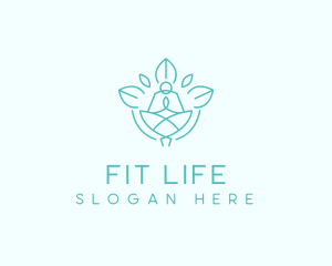 Yoga Lotus Fitness logo design