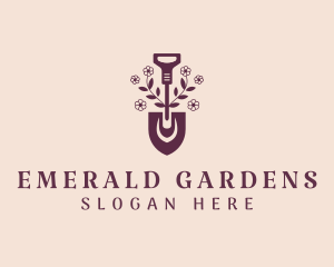 Flower Shovel Landscaping logo design