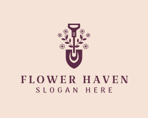 Flower Shovel Landscaping logo design