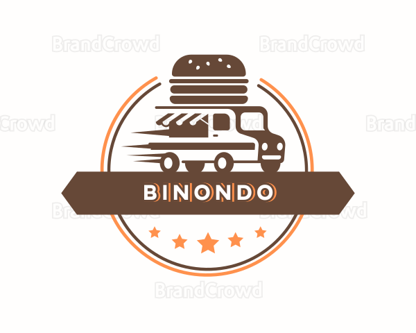 Burger Food Truck Logo