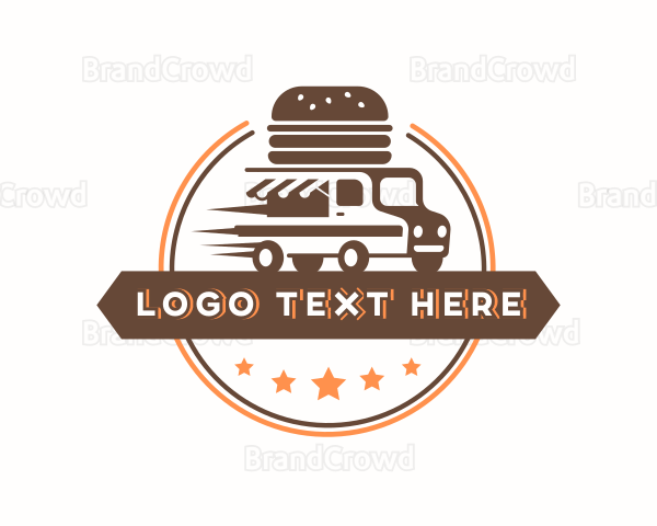 Burger Food Truck Logo