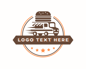 Snack - Burger Food Truck logo design