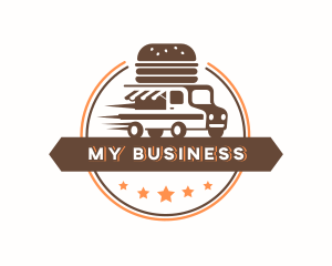 Burger Food Truck Logo