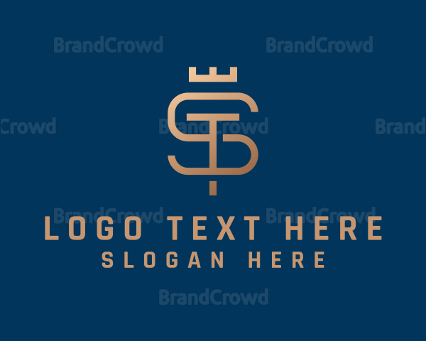 Elegant Crown Leter ST Logo