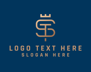 Elegant Crown Leter ST Logo