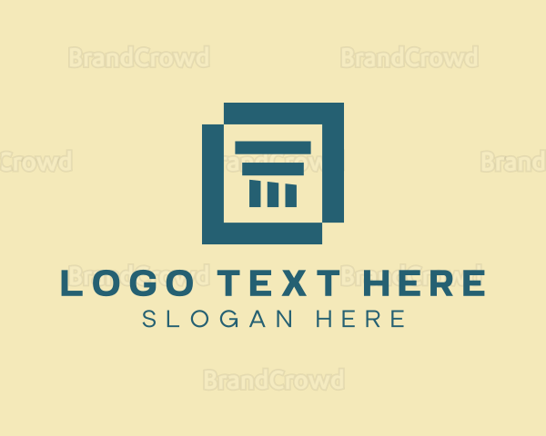 Simple Business Pillar Logo