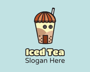 Bubble Tea House logo design