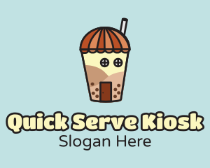 Kiosk - Bubble Tea House logo design
