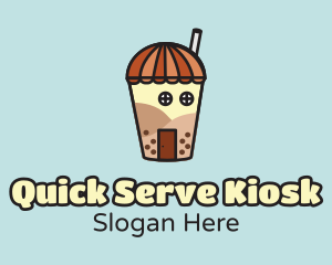 Bubble Tea House logo design