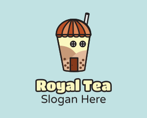 Bubble Tea House logo design