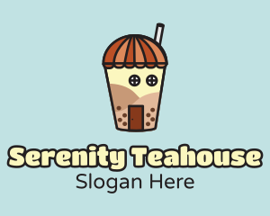 Bubble Tea House logo design