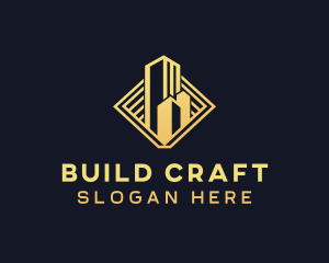 Luxury Building Property logo design