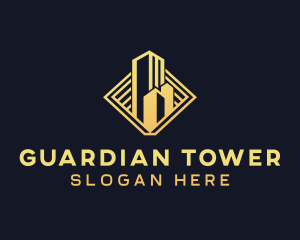 Luxury Building Property logo design