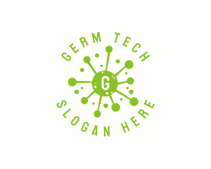 Virus Disease Bacteria logo design