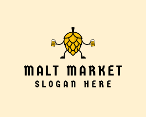 Malt - Malt Beer Pub logo design