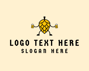 Alcoholic - Malt Beer Pub logo design