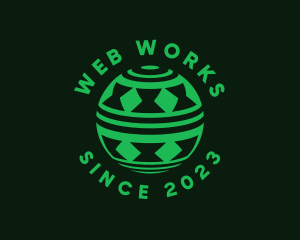 Web - Gaming Web Sphere logo design