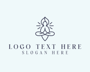 Reiki - Spiritual Healing Yoga logo design