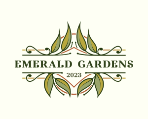 Nature Leaf Garden logo design