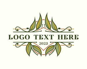 Eco - Nature Leaf Garden logo design