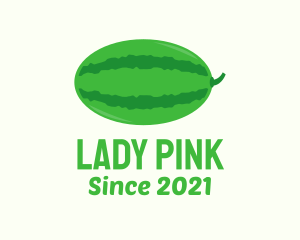 Juice Stand - Green Watermelon Fruit logo design