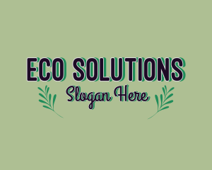 Environmental - Organic Leaf Environmental logo design