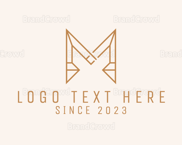 Contractor Business Letter M Logo