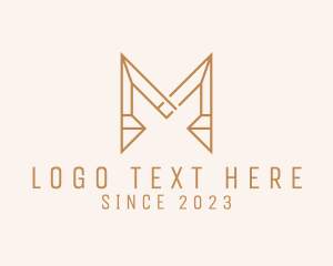 Business - Contractor Business Letter M logo design
