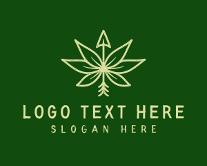 Drug - Cannabis Arrow Drug logo design