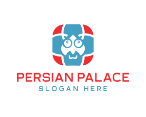 Persian - Cartoon Man Head logo design