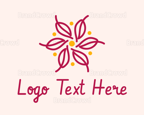 Nature Leaf Wreath Logo