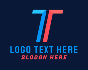 Republican - Patriot Letter T logo design