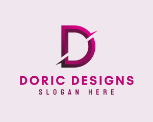 Business Studio Letter D logo design