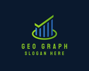 Market Progress Graph logo design