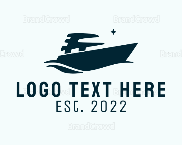 Cruise Ship Yacht Logo