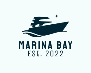 Seaport - Cruise Ship Yacht logo design