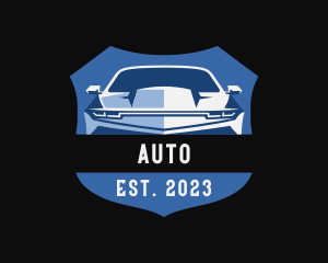Sports Car Auto Racing logo design
