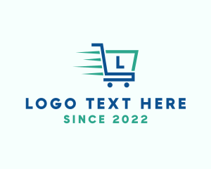 Supermarket - Fast Supermarket Cart logo design