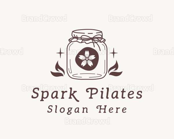 Rustic Flower Jar Logo