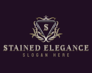 Deluxe Ornamental Crest logo design