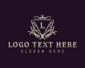 Vintage - Deluxe Ornamental Crest logo design