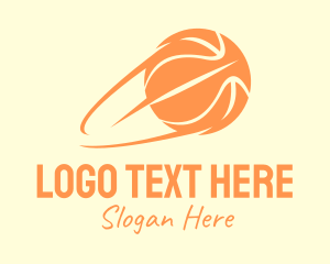 Basketball - Fast Basketball Shot logo design