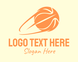 Basketball Team - Fast Basketball Shot logo design