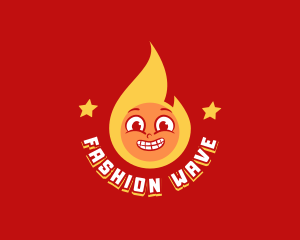Trend - Retro Fire Restaurant logo design