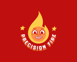 Retro Fire Restaurant logo design