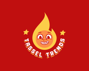 Retro Fire Restaurant logo design