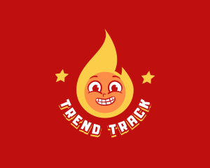 Retro Fire Restaurant logo design